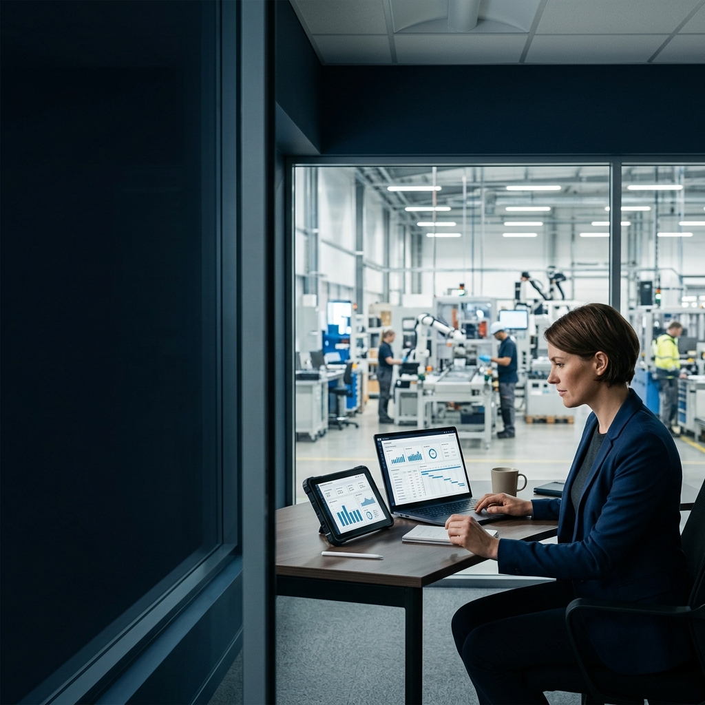 Tableau de bord analytics et KPIs de maintenance Maintiaris